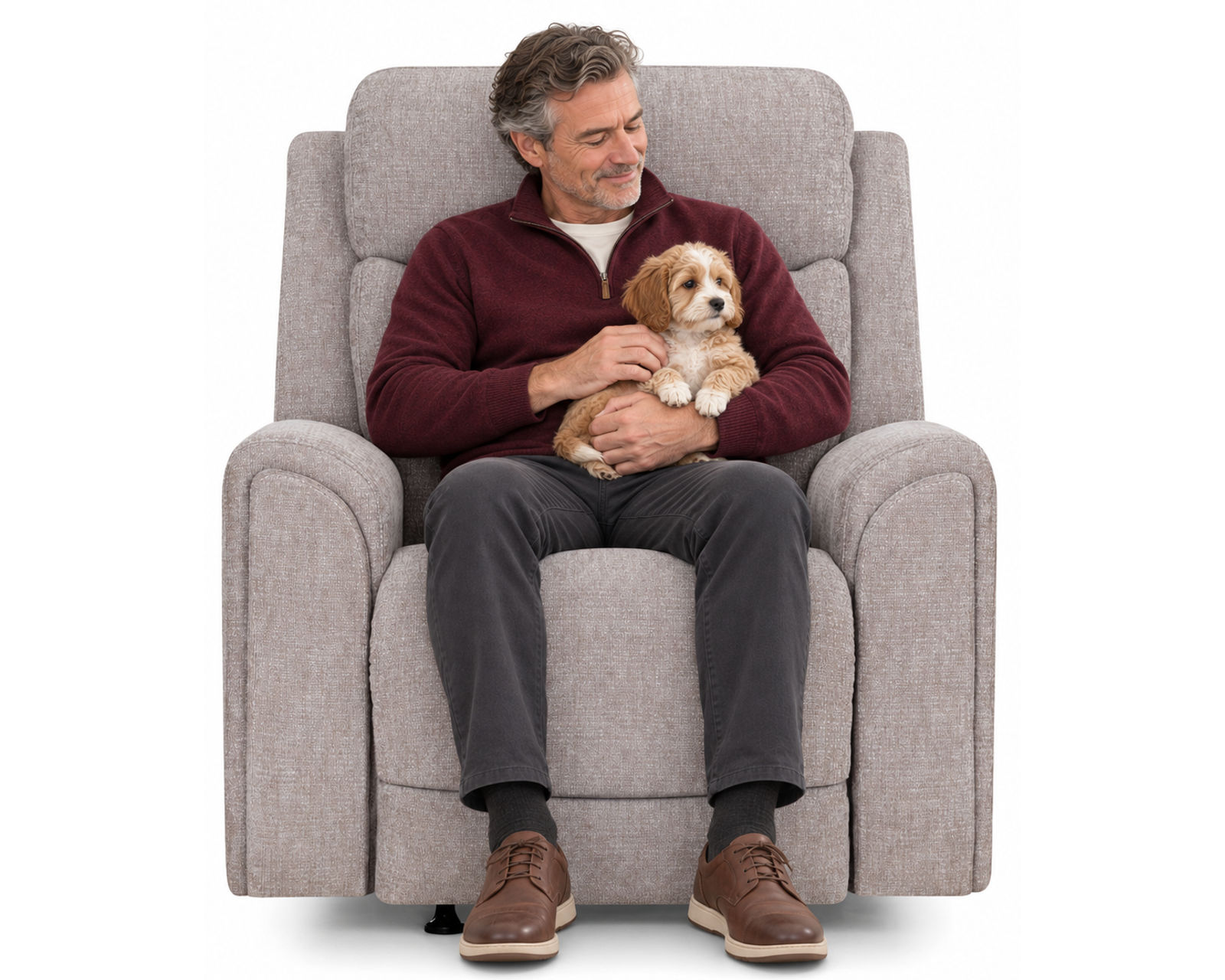 Argent 4730 Power Headrest Rocker Recliner with Neori Air Massage (Deep-Tissue Air Massage. Total Relaxation) - Serious Strength. Exceptional Comfort.