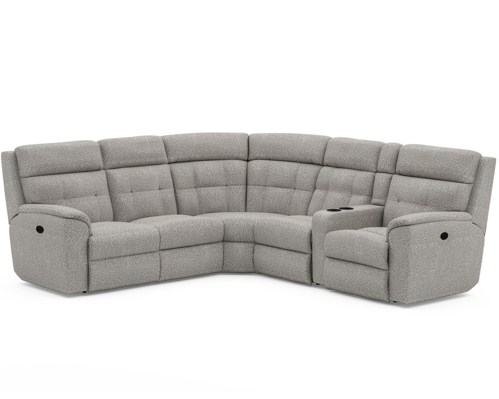 Mason Reclining Sectional (Colors Available) - Sectional Layout H: 