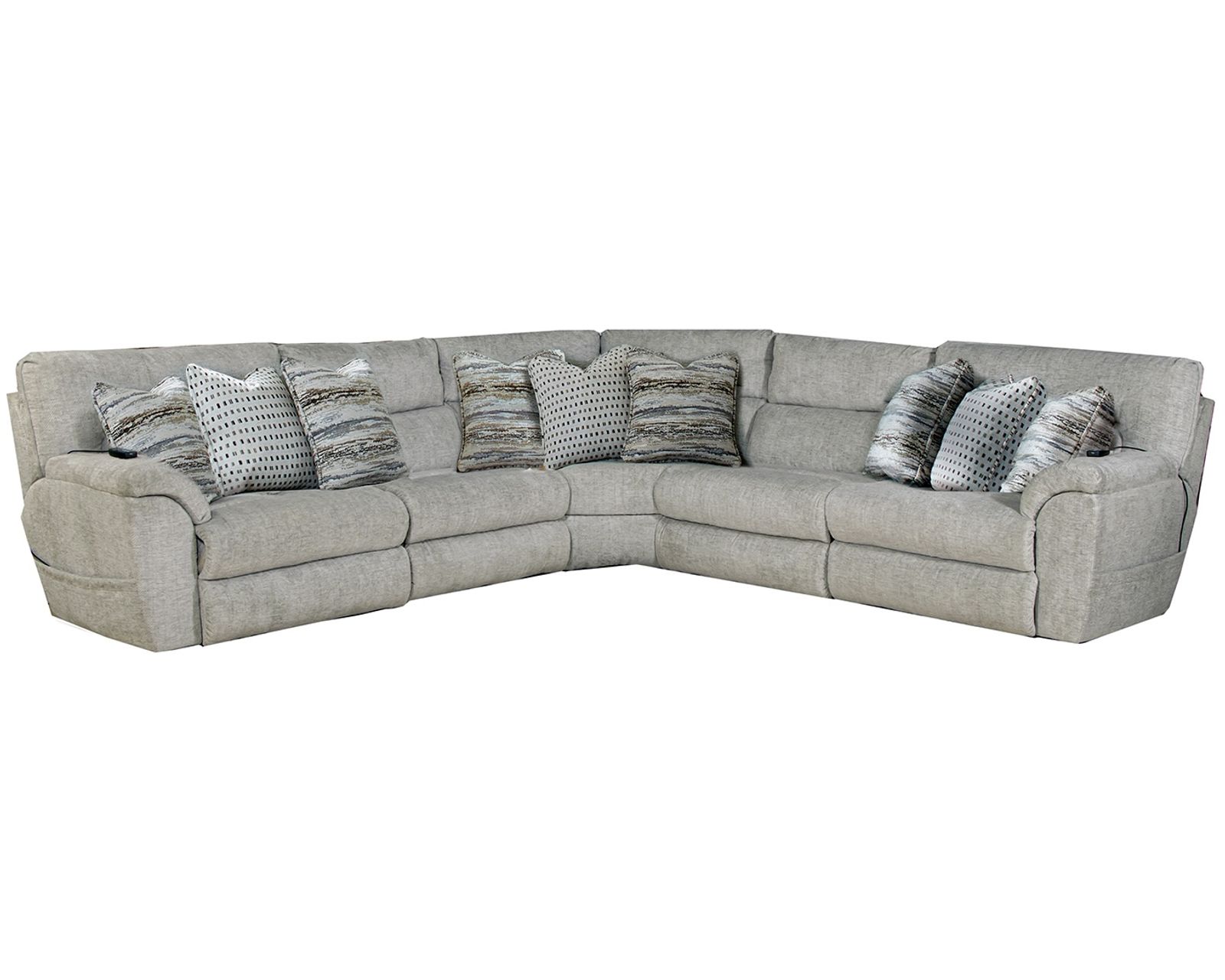 Escape Triple Power Modular Sectional with Advanced Air-Cell Massage and Heat (includes pillows) - Made for Life's Best Moments.