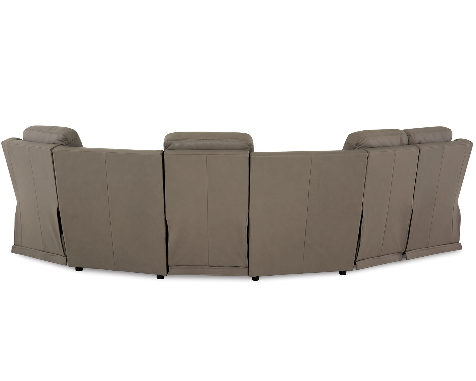 Asher 41065 Power Headrest Power Reclining Sectional (+50 fabrics) - Layout G: Six Piece Sectional (2 Recliners)