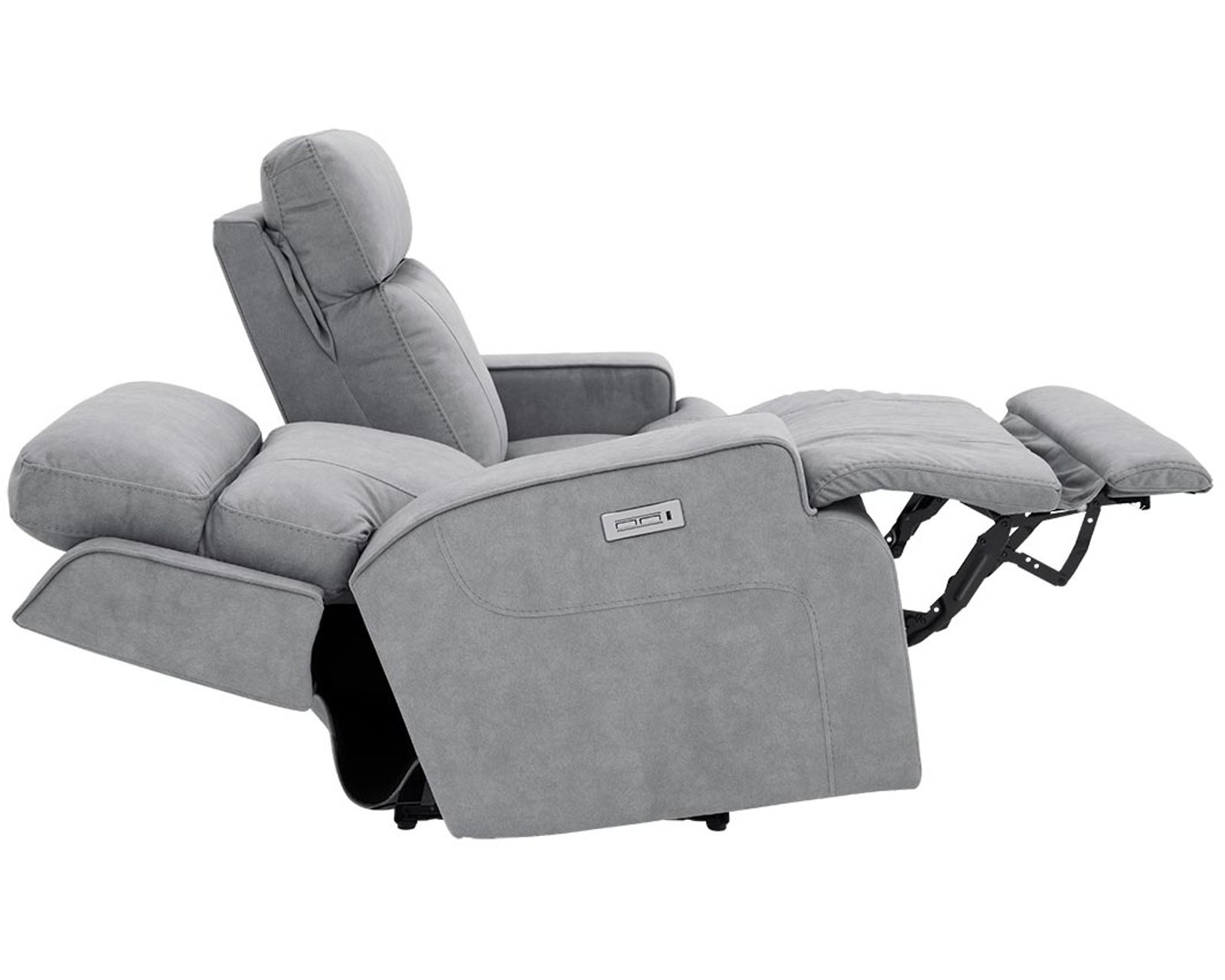 Ashbee 89" Zero Gravity Sofa w/Power Recline, Power Head Rests & 3" Footrest Extension (Dolphin) In stock