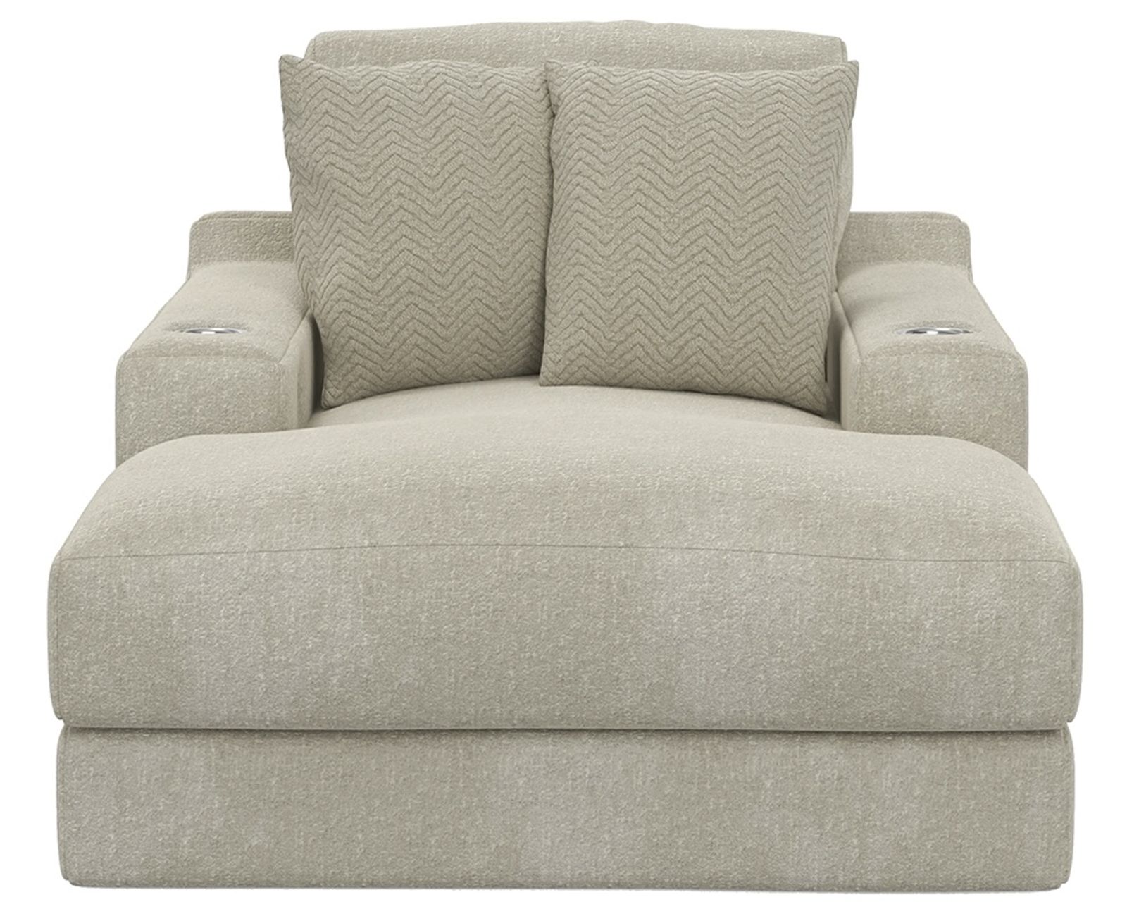 Cozy 51" Extra Wide Chaise (2 colors) includes pillows - Designed for Families. Built for Life.