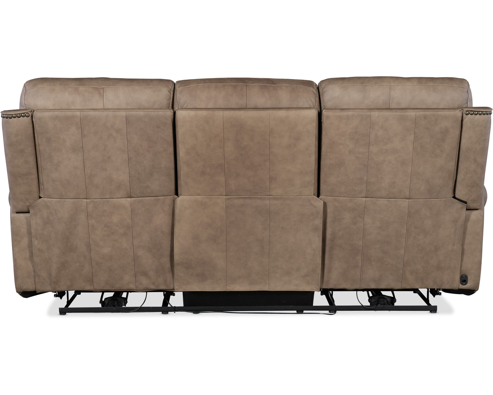 Duncan Triple Power Reclining Sofa 90" (In stock) - Duncan Power Sofa with Power Headrest & Lumbar