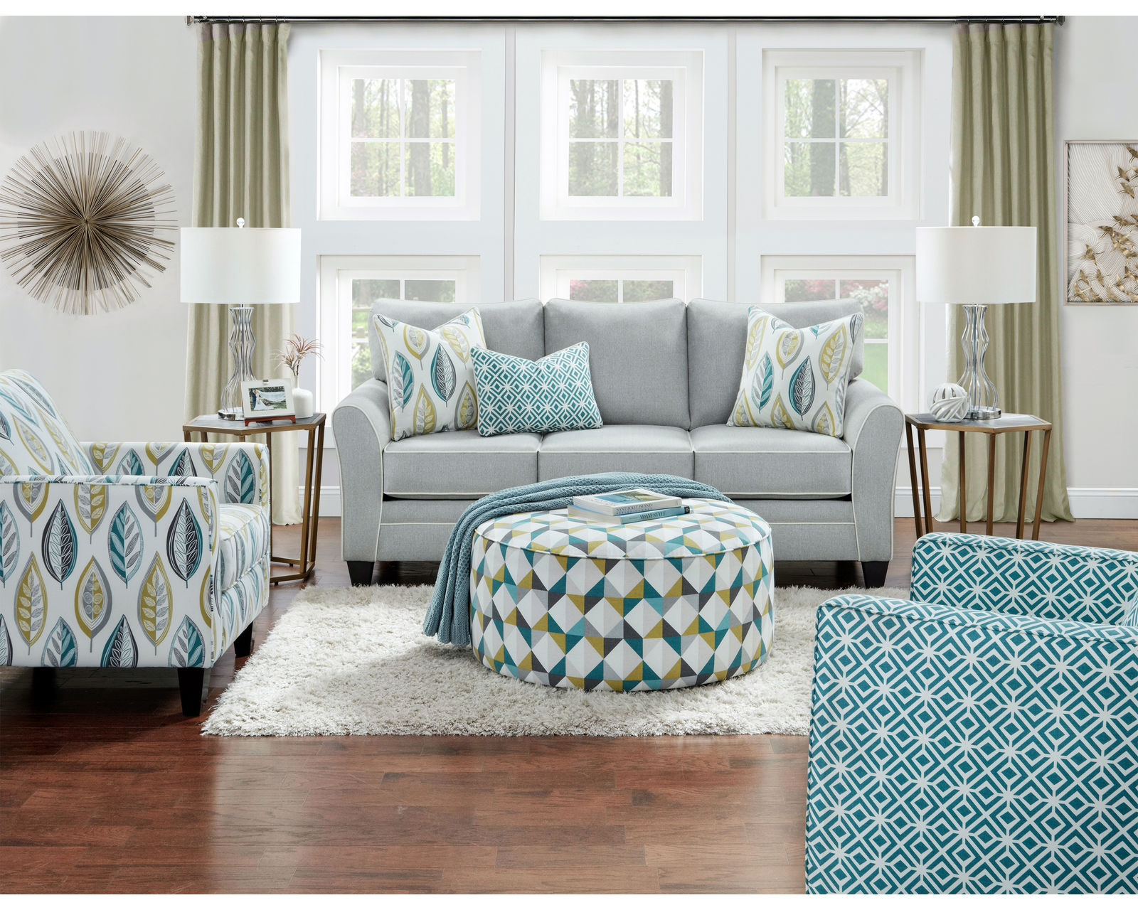 TNT Nickel 84" Sofa 41CW-00KP (Performance fabric) - Entire room available and on sale
