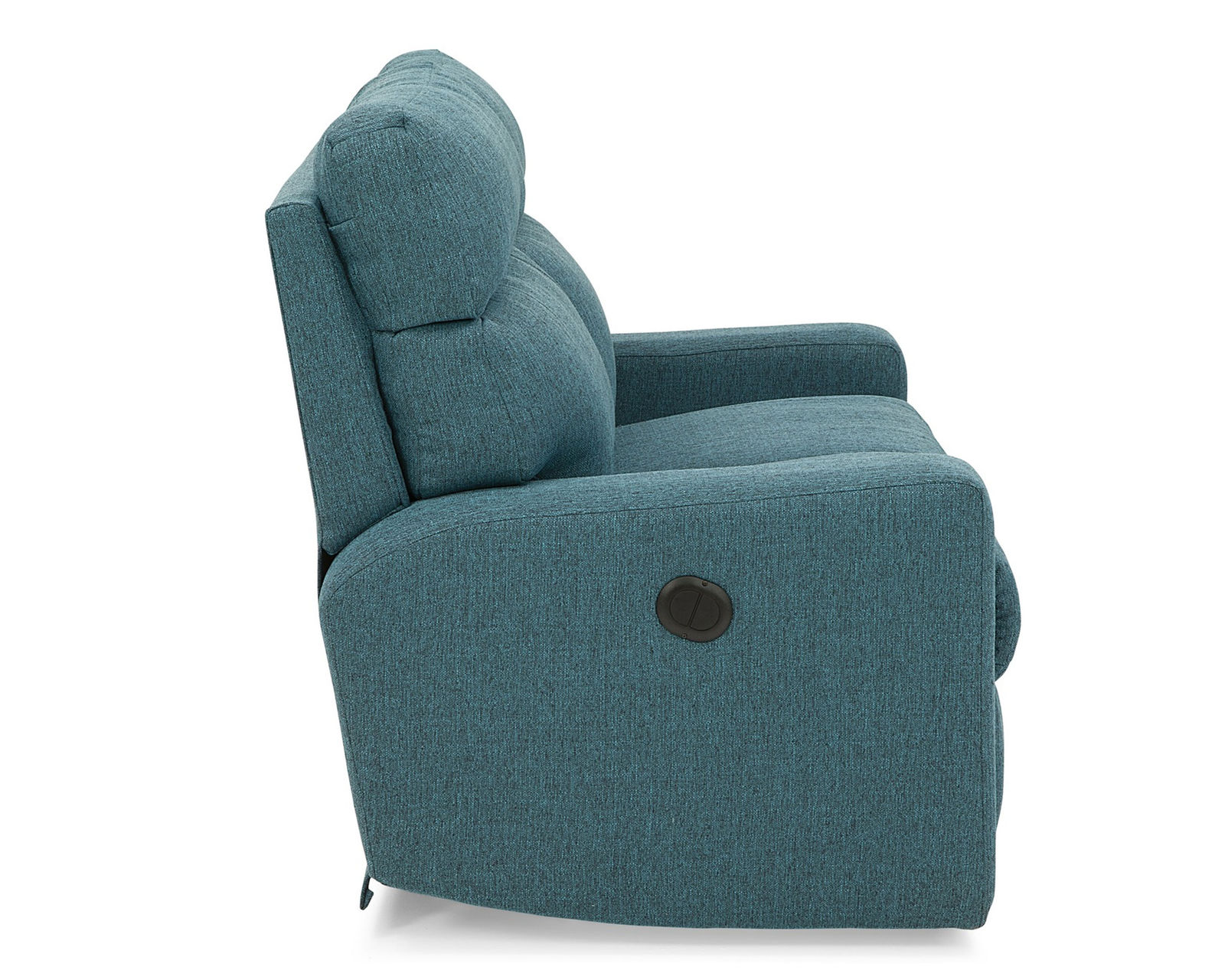 Oakwood 41049 Reclining Sofa (81") +50 fabrics - Manual recline with pull latch, finished in an attractive gunmetal gray - Power Recline Available