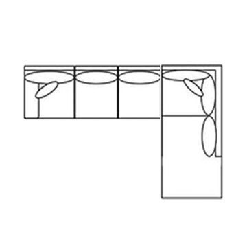 Layout E: Two Piece Sectional 115" x 94"	