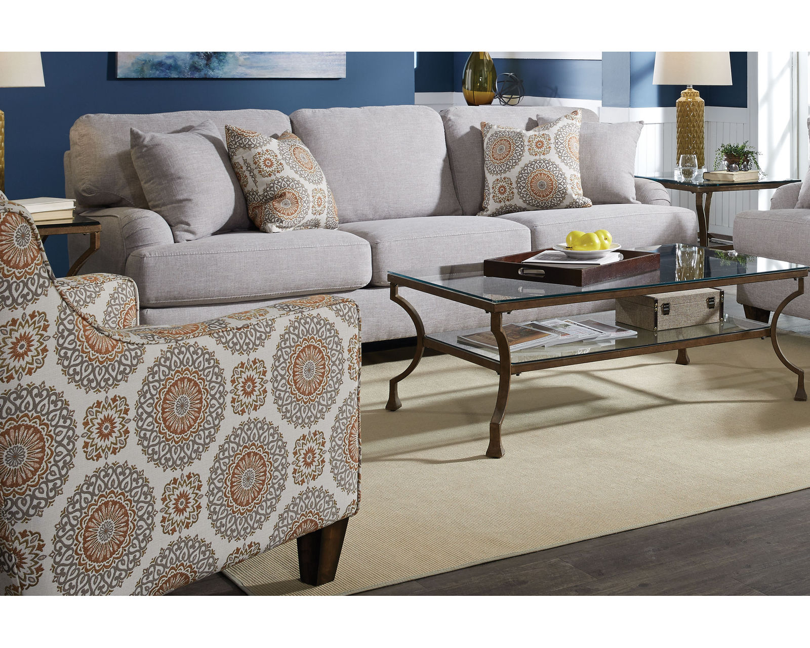 Brianna  886 Sofa (94") Includes Pillows