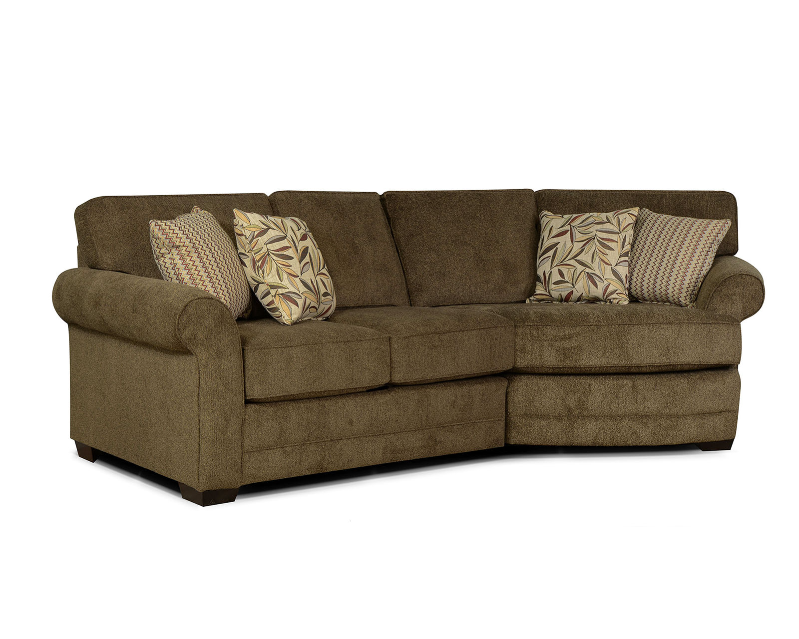 Brantley Stationary Sectional  (+100 Standard and Performance Fabrics) - Includes the Brantley 5630-28 LAF Loveseat and Brantley 5630-95 RAF Cuddler