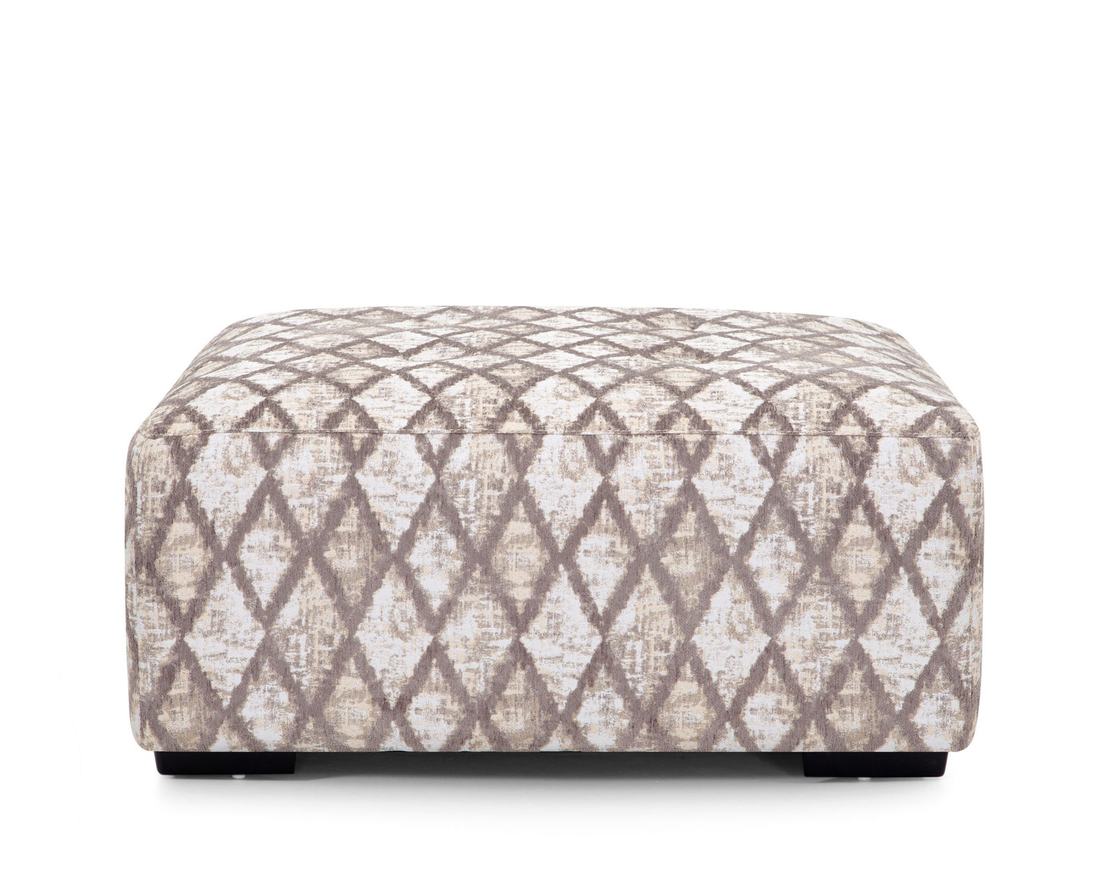 Lizette 973 Leather Sofa (101") Includes Pillows - Lizette Square Cocktail Ottoman