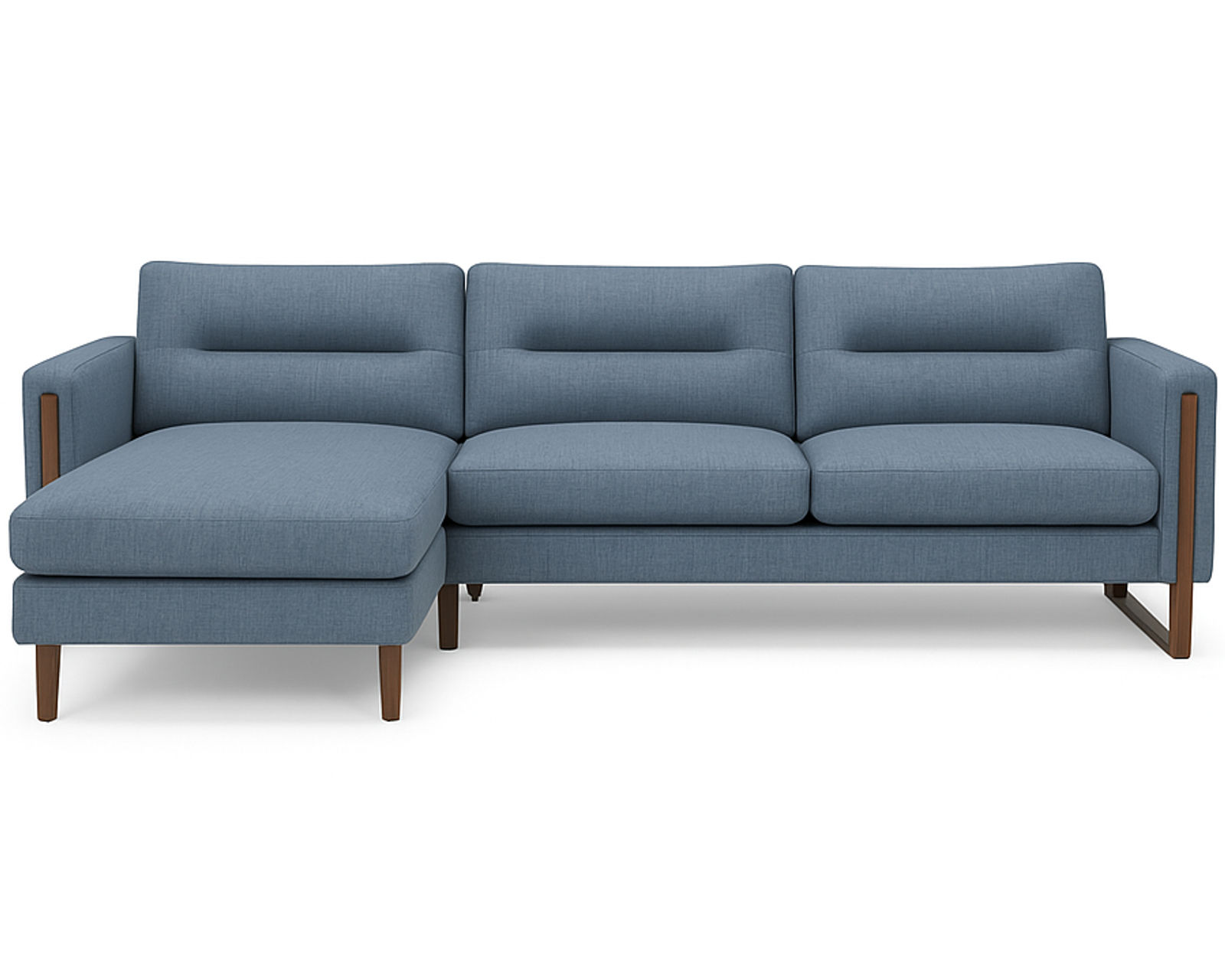 Brookes 77696 Chaise Sectional (+60 fabrics) - Layout B: Two Piece Chaise Sectional 61" x 101"