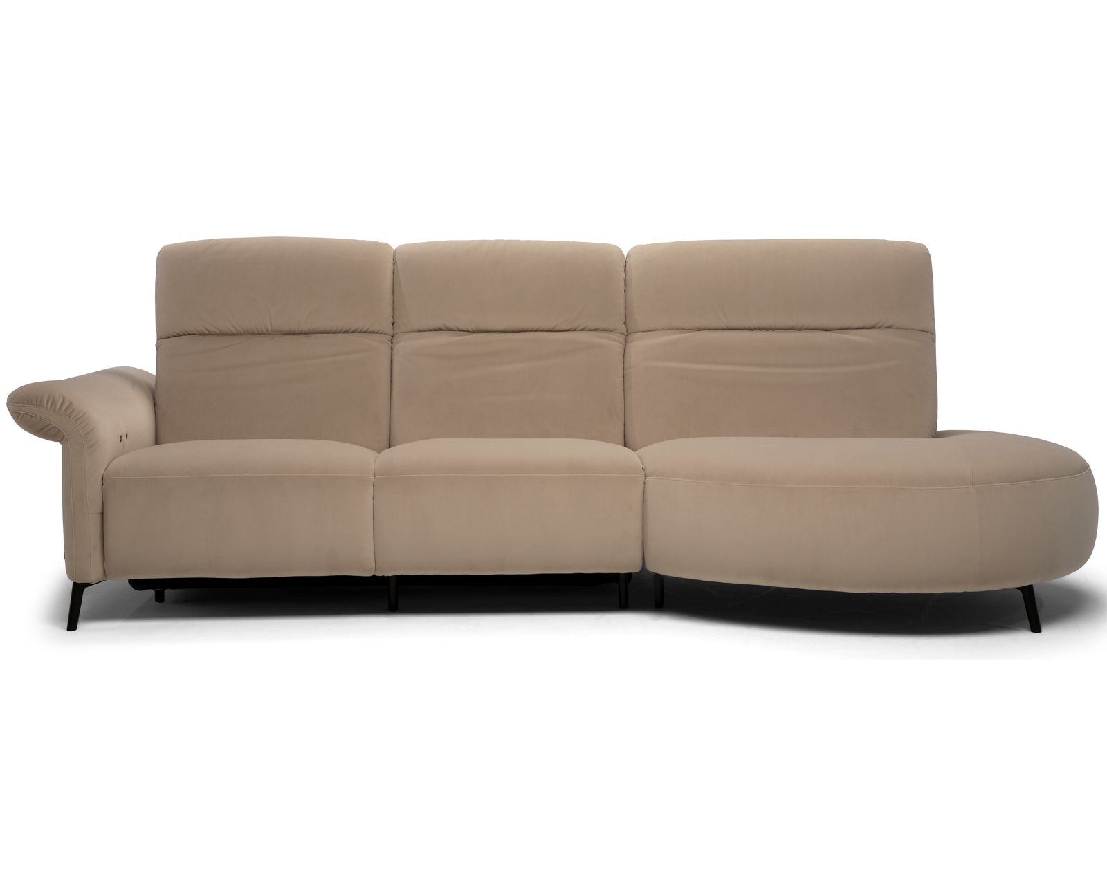 Venezia C300 Sectional (+40 fabrics) - Layout D: Three Piece Sectional 52" x 127"