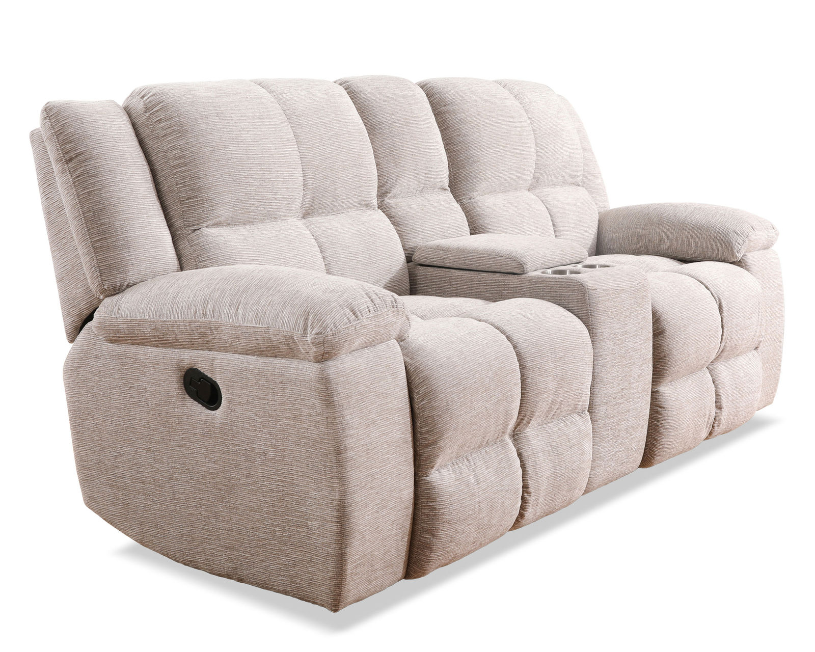 Buster Dual Reclining 90" Sofa (In stock - Fast shipping) - Busters Dual Reclining Console Loveseat