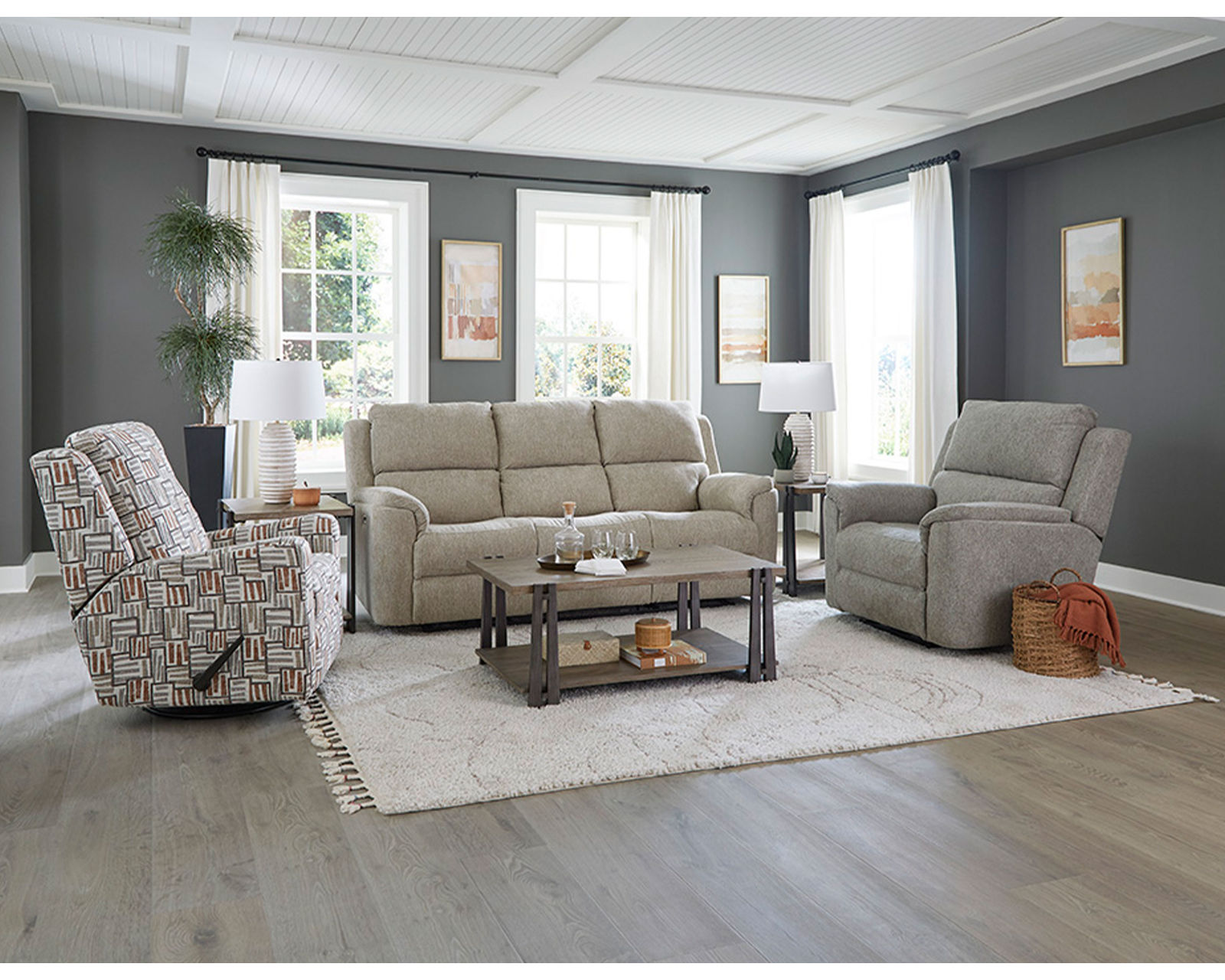 Seattle EZ8K Recliner - 3 mechanisms  (+100 Standard and Performance Fabrics) - Seattle 86" Reclining Sofa Available