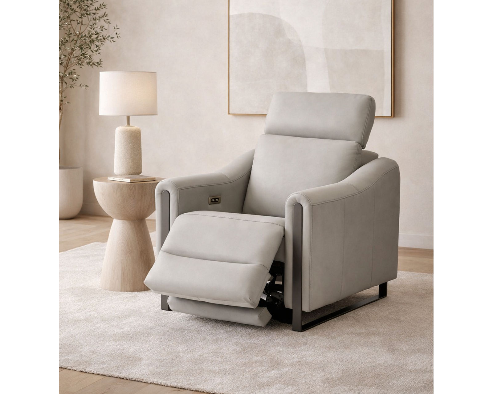 John Dual Power Reclining Sofa — Available in Standard & Wide Cushions, 140+ Leather Options, and 78", 82", or 110" Widths - Premium Comfort Without Compromise