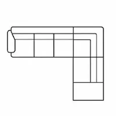 Layout G: Five Piece Sectional (2 Recliners) 143" x 99"