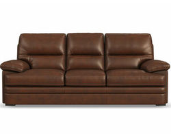 David 1825 All Leather Sofa (93") In stock