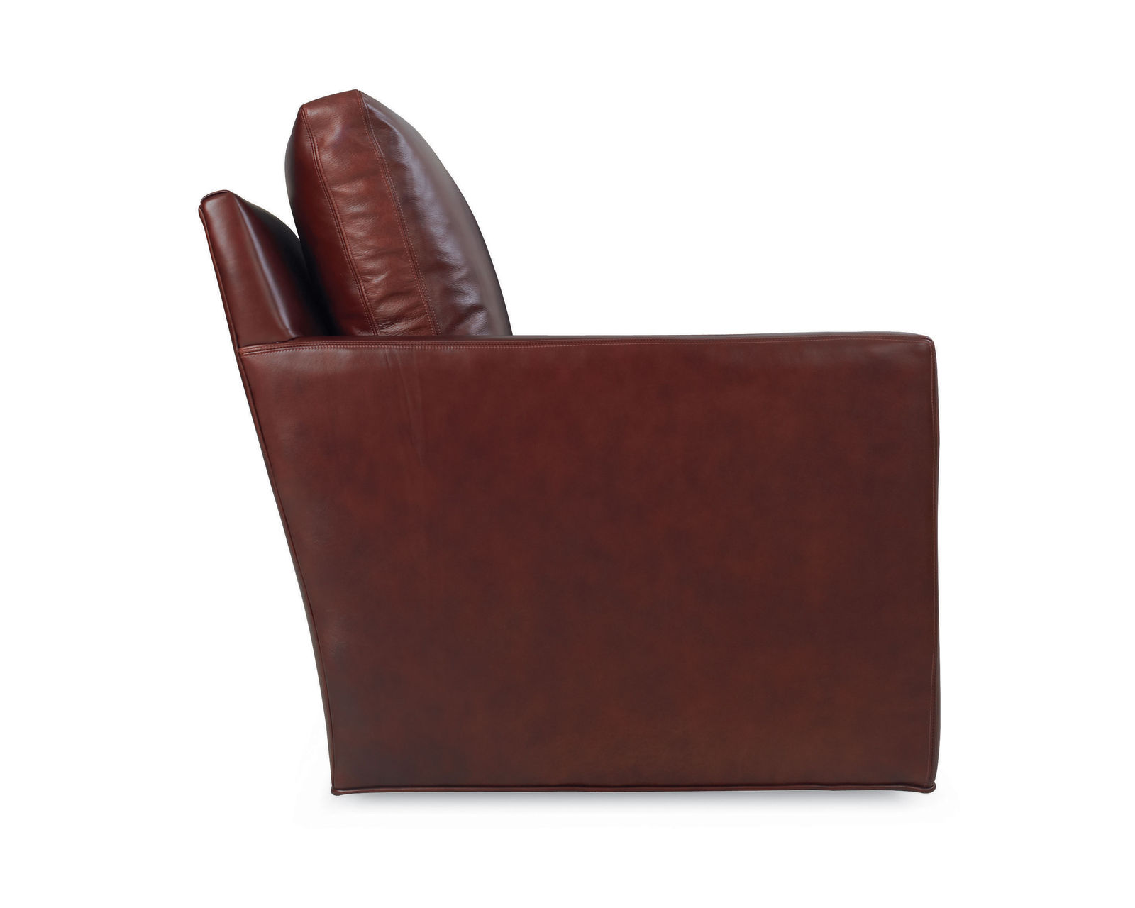 Oliver 74" or 80" Leather Sofa (+45 leathers) - Oliver Leather Swivel Chair