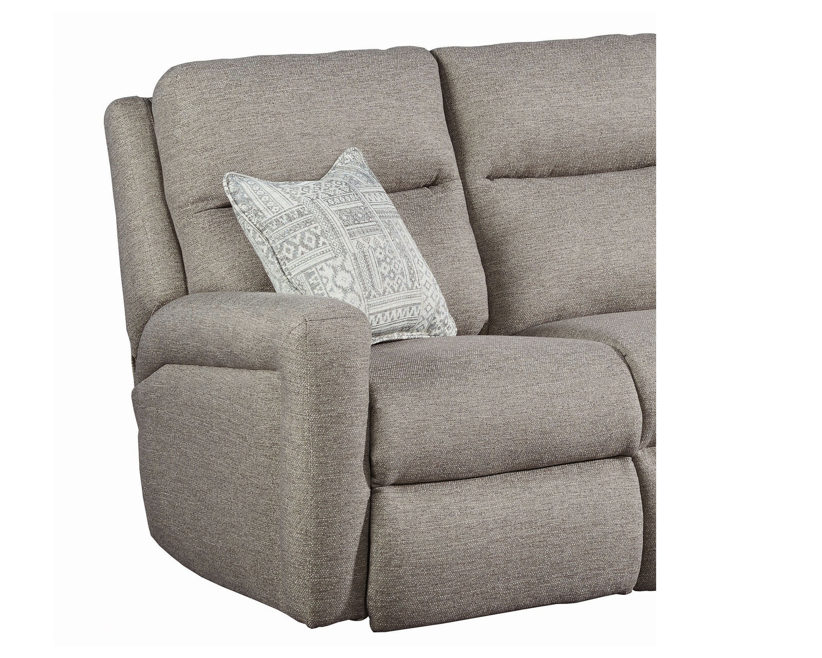 Metro 83" Double Reclining Sofa (+150 fabrics and leathers) -  The track arm side profile of the Metro is perfect for open room settings