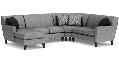 Layout E: Four Piece Sectional. 65" x 121" x 94"
