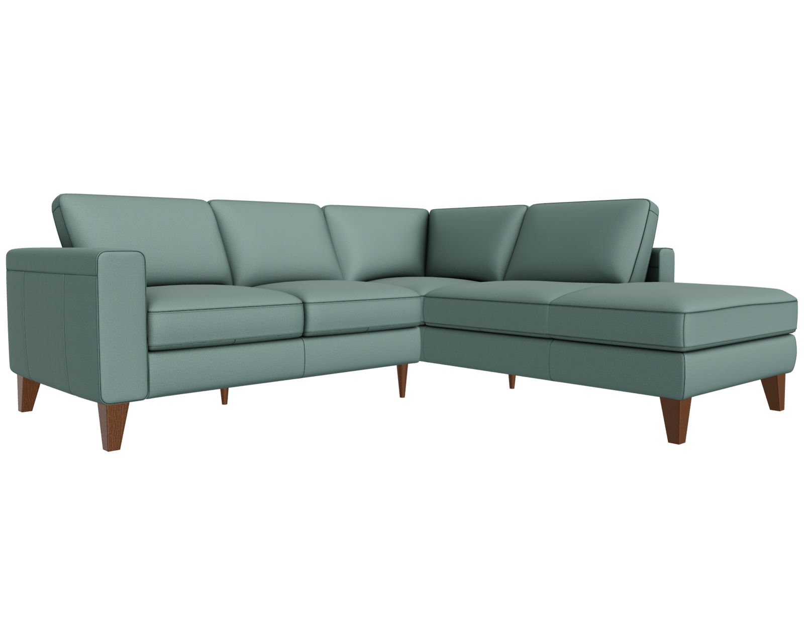 Sollievo B845 Sectional (+40 fabrics) - Layout B: Two Piece Sectional - 91" x 82" 