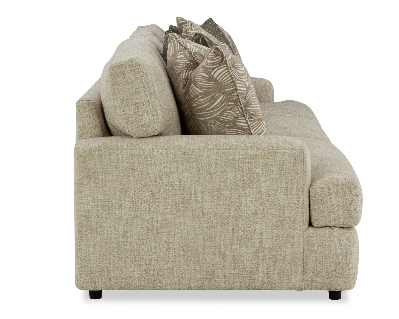 Stanton 100" Sofa P080800BD (+100 performance fabrics) - Deep-seated design and rounded track arms