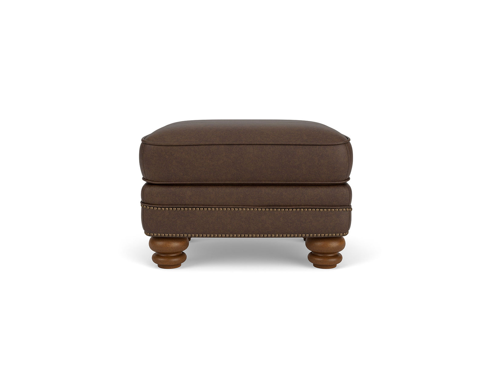 Bay Bridge 3790 Nailhead Chair (+50 leathers) 85" - Bay Bridge Leather Nailhead Ottoman