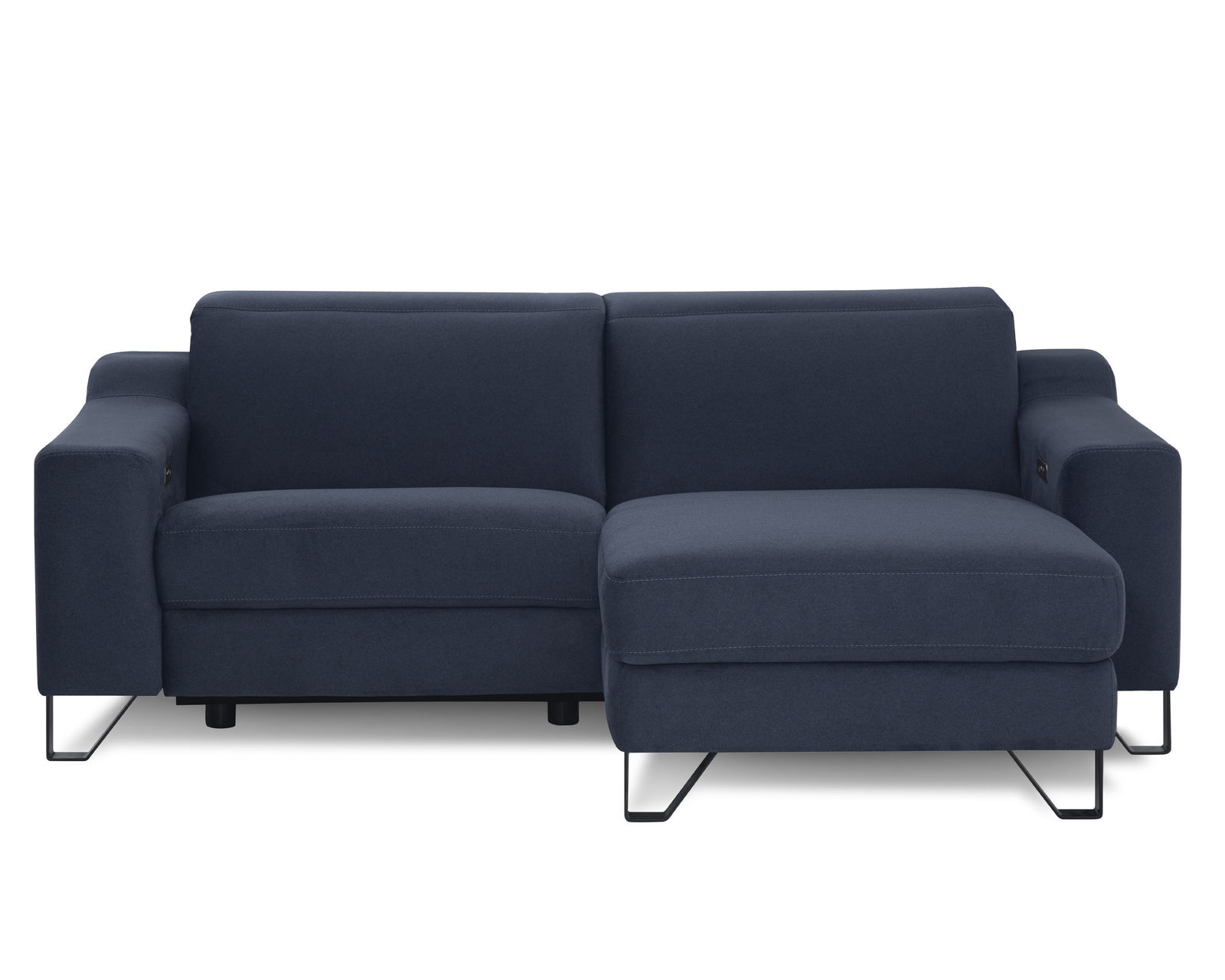 Tabor 44003 Power Headrest Power Reclining Chaise Sectional (+50 fabrics) - Layout A: Two Piece Reclining Chaise Sectional 84" x 61"