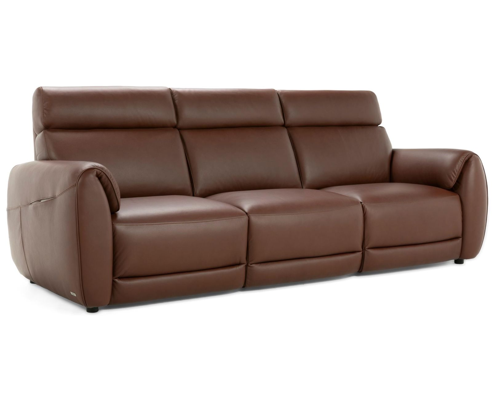Nuvia C328 Triple Power Reclining Sofa (104") +55 leathers - Layout A: Nuvia 103" Reclining Sofa