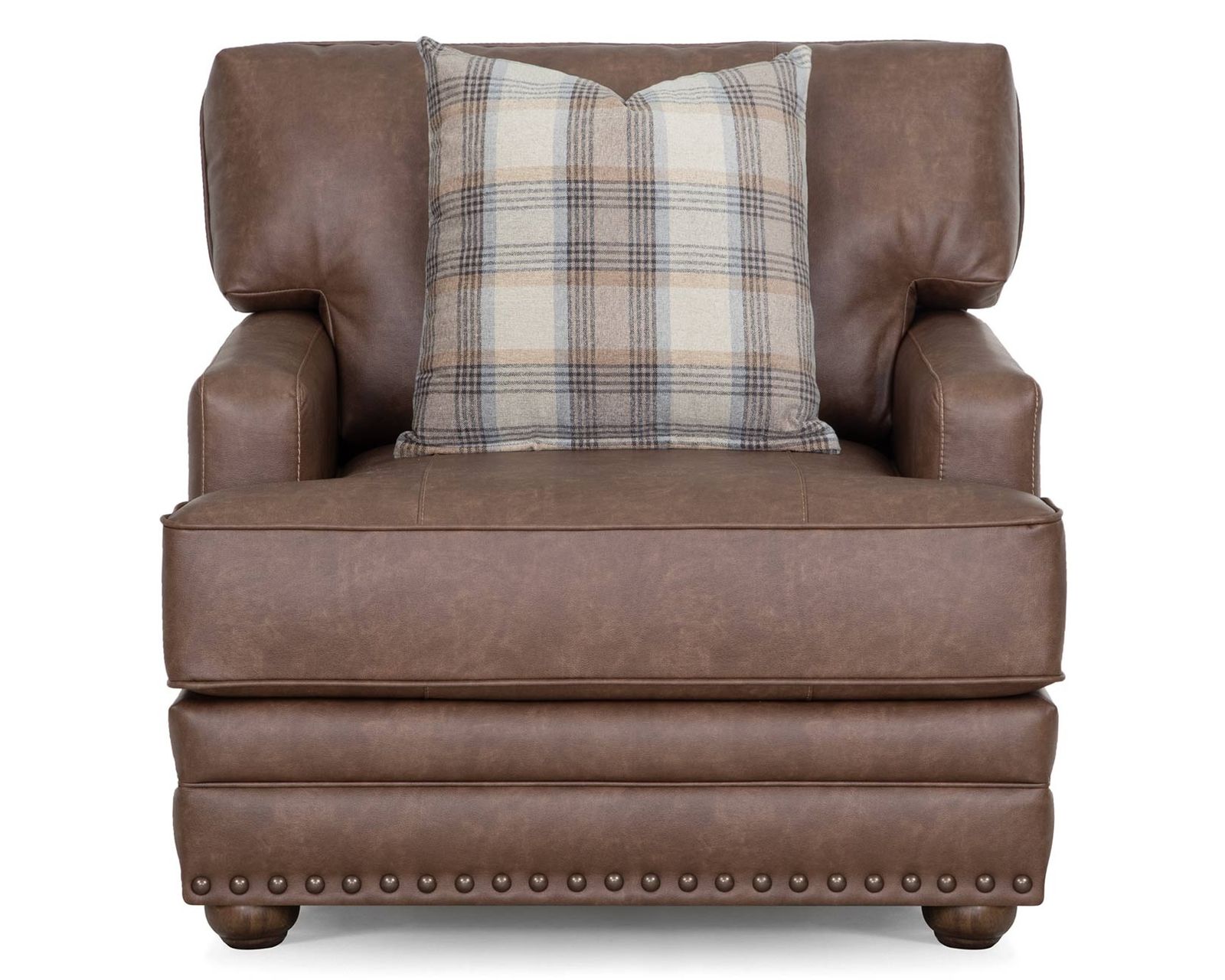 Felix 100" Extra-Wide Sofa (Leather Character. Refined Comfort) - Affordable Luxury, Designed for Real Life.