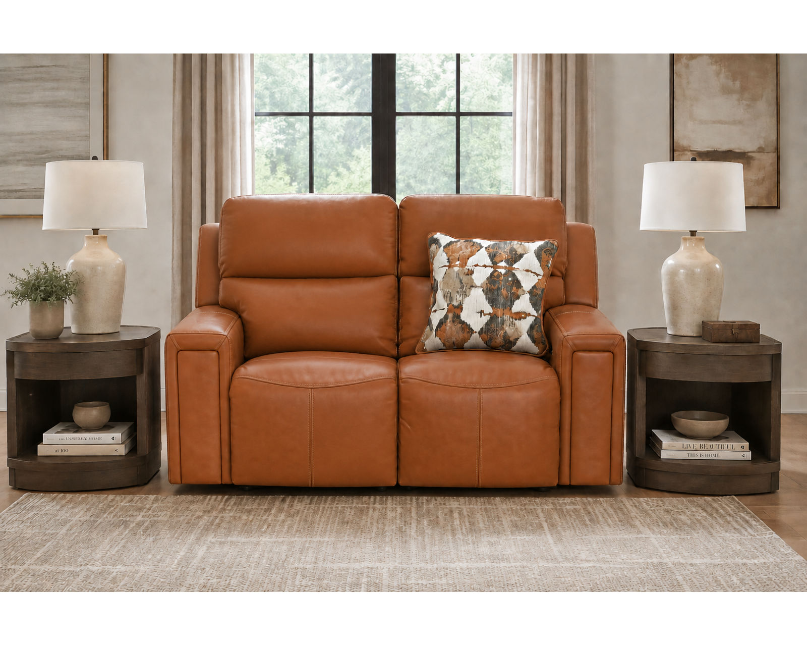 Arezzo 87" Zero Gravity Power Headrest Power Reclining Leather Sofa (2 colors) - Exceptional Comfort Starts Here.