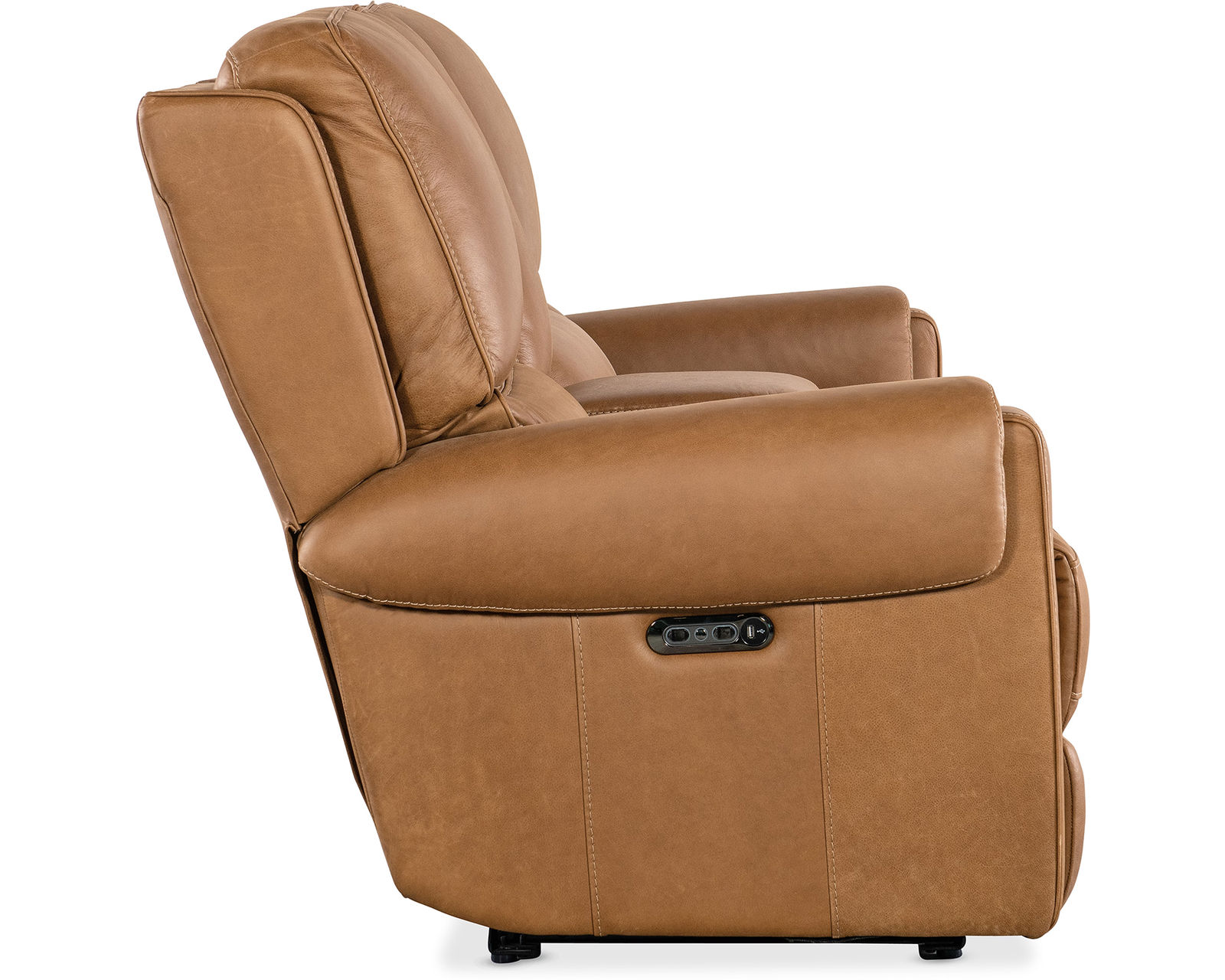 Somers Power Headrest Power Reclining Console Loveseat (In stock)