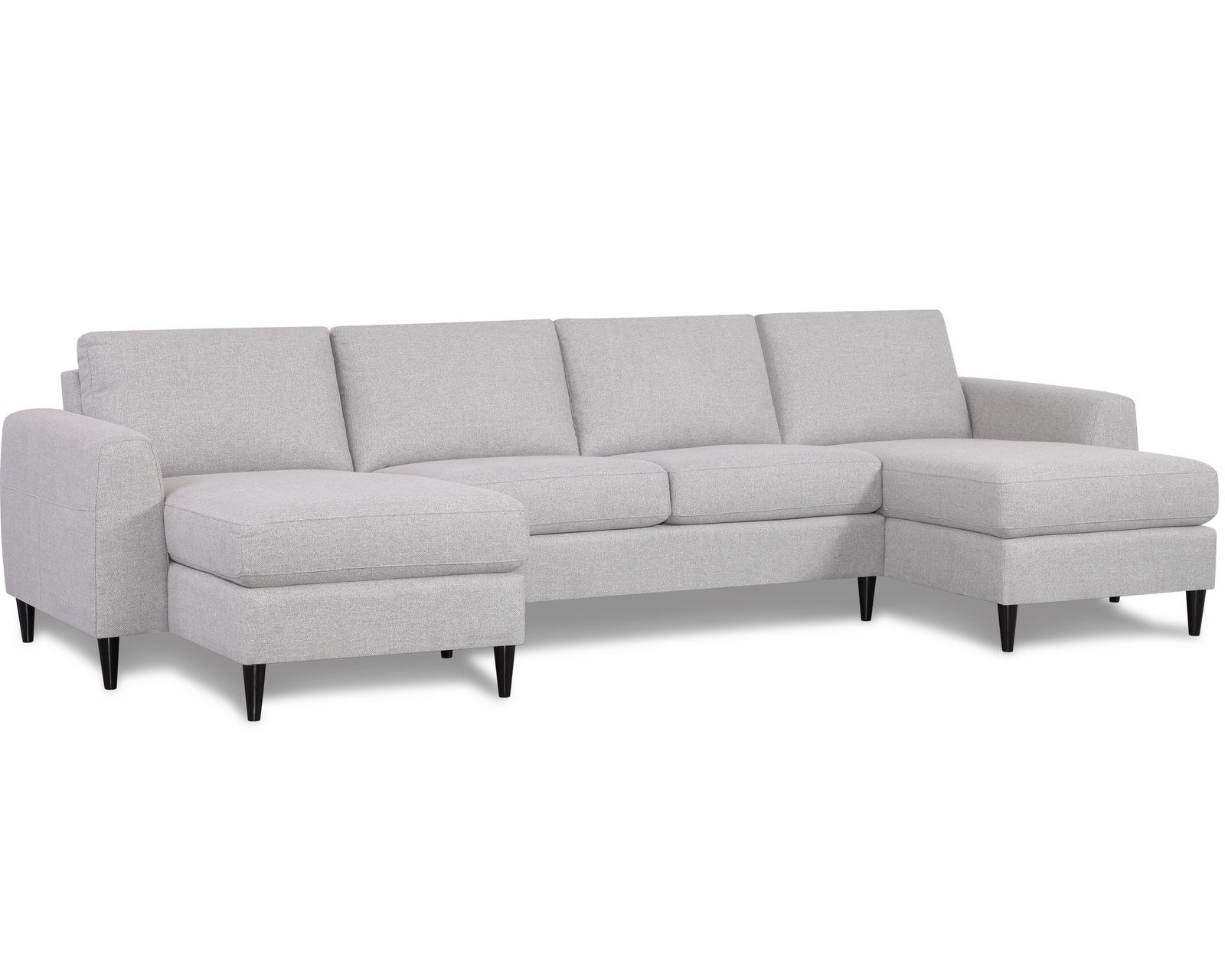 Atticus 77325 Sectional (+50 fabrics) - Layout F:  Three Piece Sectional 57" x 120" x 57"