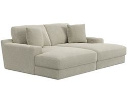 Cozy Double Wide 88" Home Theater Chaise (includes pillows) 2 colors