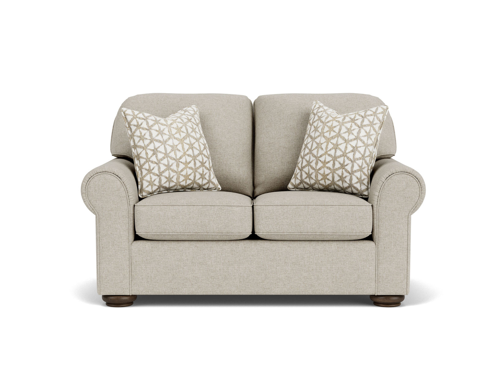 Preston 5538 Loveseat (100+ fabrics) 86" - High resiliency foam core seating cushions 2lb to 2.5 lb (Industry standard 1.8)