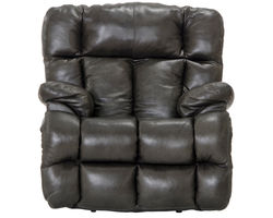 Victor Leather Recliner Plush Italian Leather Comfort with Your Choice of Rocking or Power Lay-Flat Relaxation (Two colors)