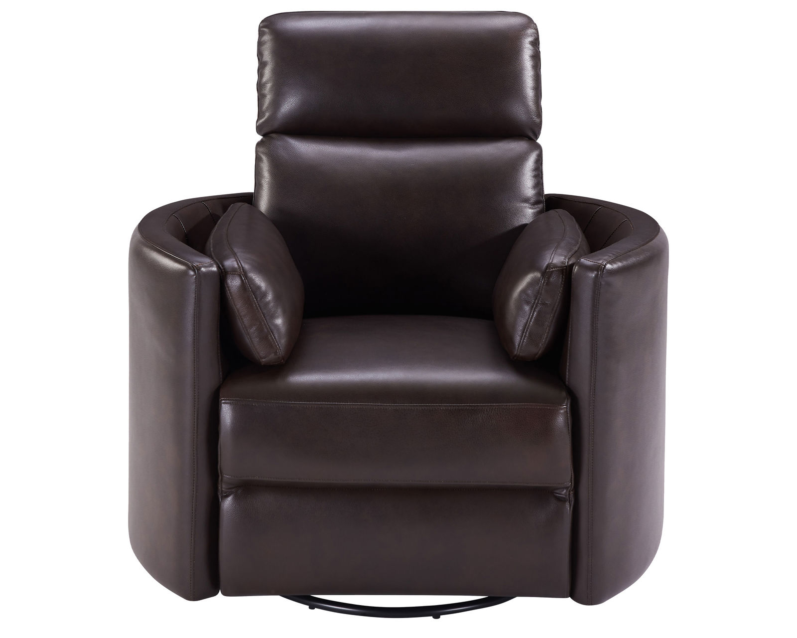 Radius FreeMotion Cordless Power Swivel Glider Recliner (Battery Operated) in Burgundy Leather (In stock - Fast shipping) - Radius FreeMotion Cordless Power Swivel Glider Recliner (Battery Operated) in Florence Burgundy