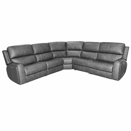 Layout C: Five Piece Reclining Sectional 108" x 108"