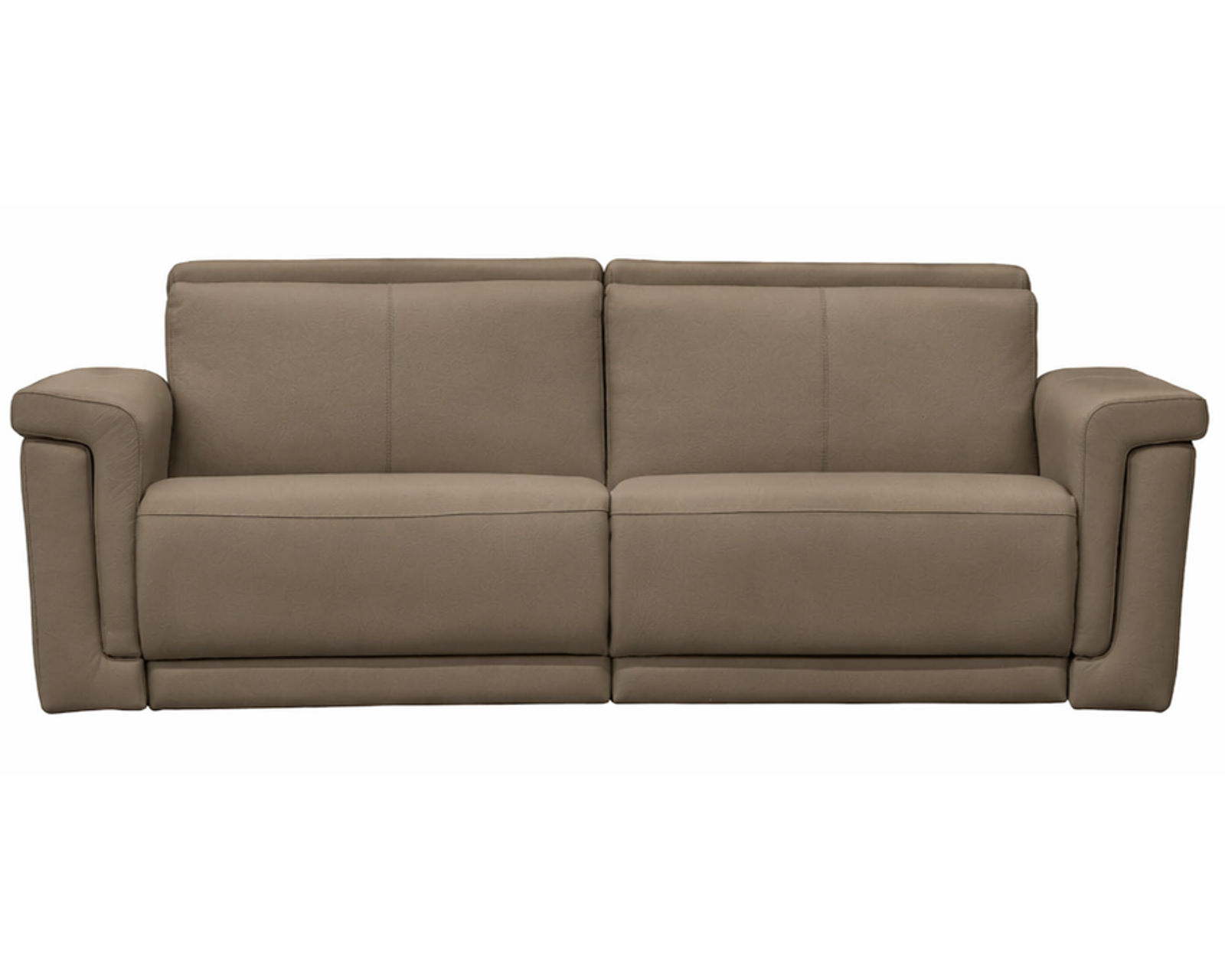 Nevin Dual Power Reclining Sofa — Available in Standard & Wide Cushions, 140+ Leather Options, and 85", 88", or 117" Widths - Nevin 85" Power Reclining Sofa with Power Headrests (Wide Seat, 2 Cushions)
