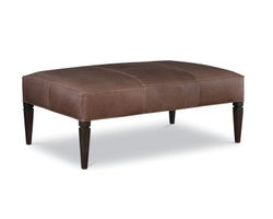 Trevor 30" x 47" Leather Rectangular Cocktail Ottoman (+45 leathers)