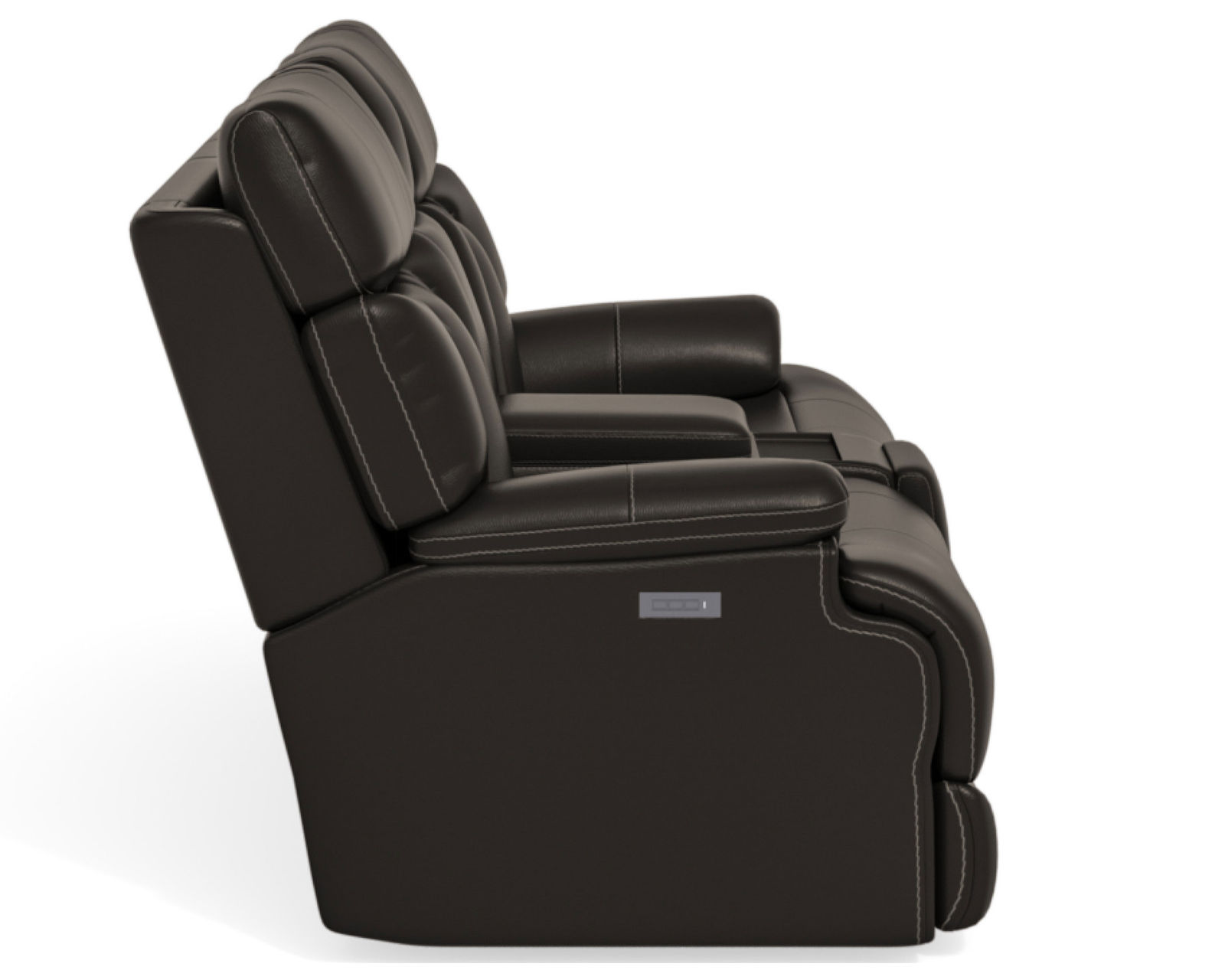Clive Power Reclining Loveseat with Power Headrests and Lumbar (374-00) in stock - Clive Power Reclining Loveseat with Console and Power Headrests and Lumbar