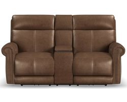 Alexander 1645 Triple Power Reclining Console Loveseat 706-71 (76") 2 colors - in stock