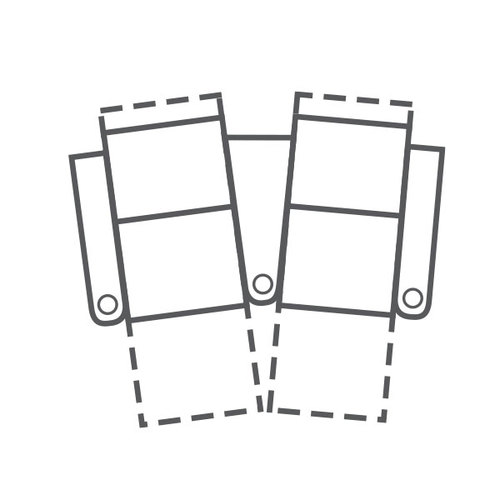 Layout C: Two Piece Home Theater Sectional Curved 76" Wide