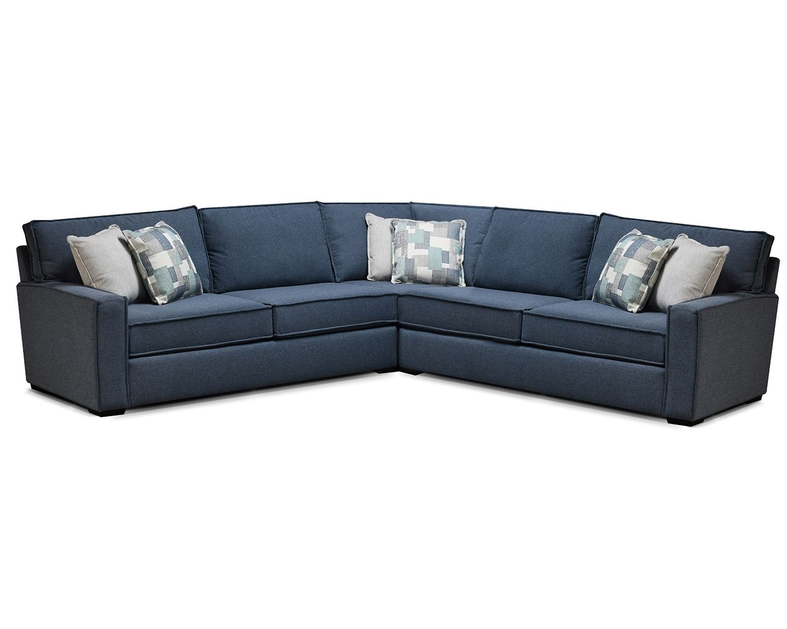 Lyndon Stationary Sectional (+ 100 Standard and Performance Fabrics) - Layout C: Three Piece Sectional 122" x 122"