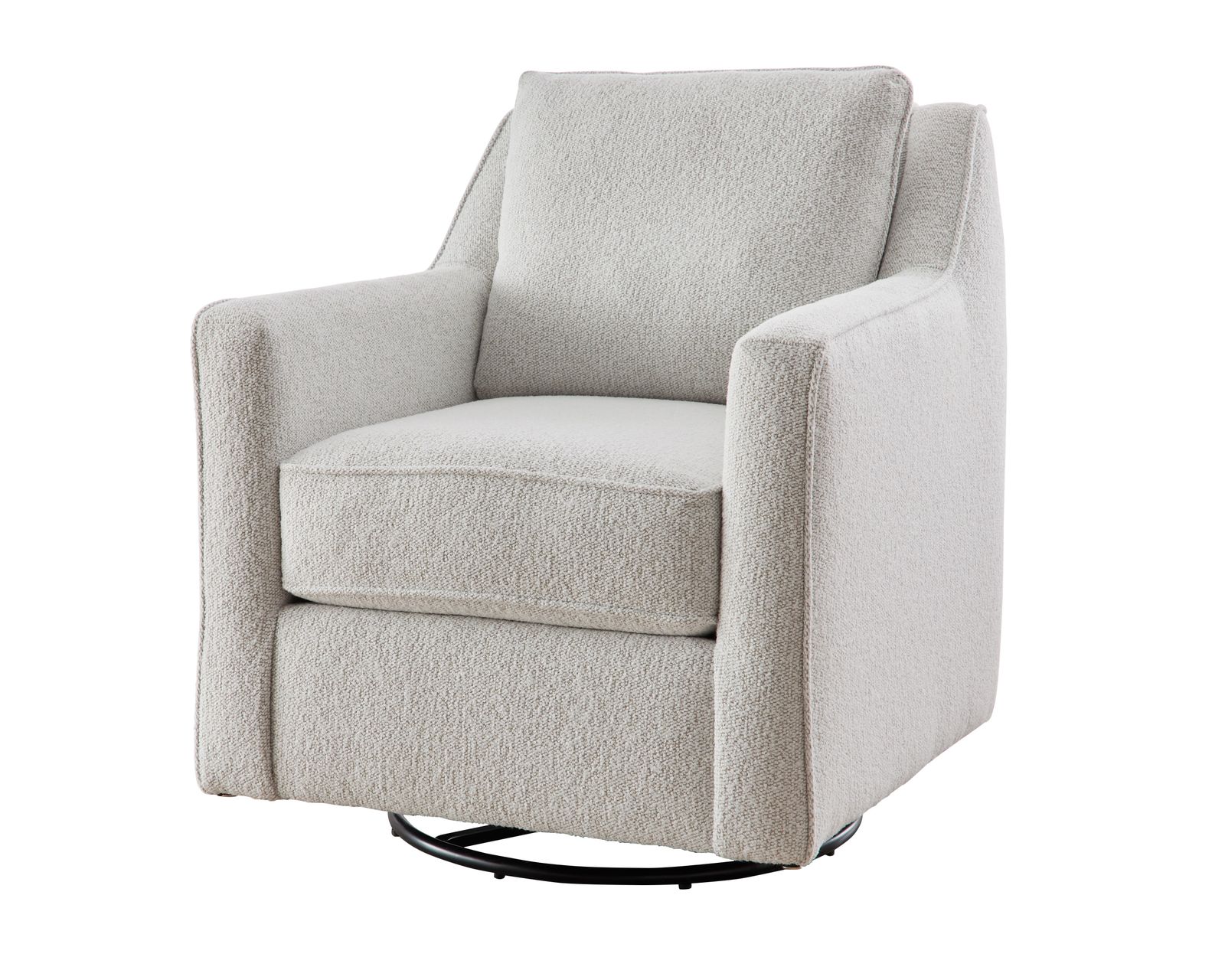 Durango Foam Four Piece Chaise Sectional - performance fabric (includes pillows) 137" x 107" - Labradoodle Salt Swivel Glider