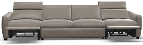 Layout S: Three Piece Reclining Sectional (2 recliners) 144" wide
