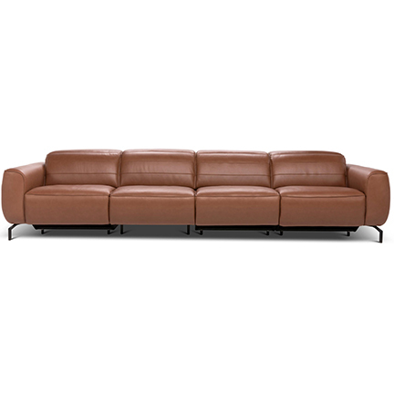 Layout G: Four Piece Reclining Sectional 145" wide (two recliners)