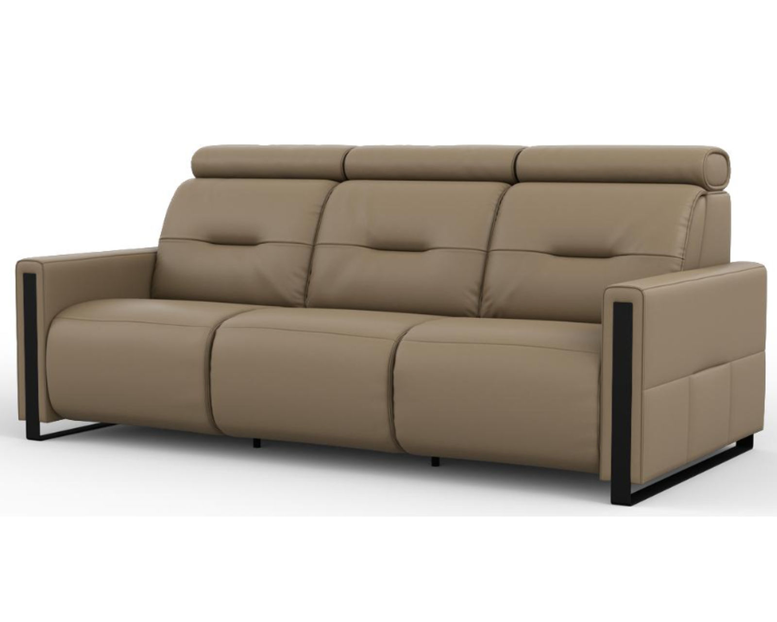 Monte Carlo 87" Power Headrest Power Reclining Sofa (+38 leathers) - Monte Carlo Power Headrest Power Reclining Sofa
