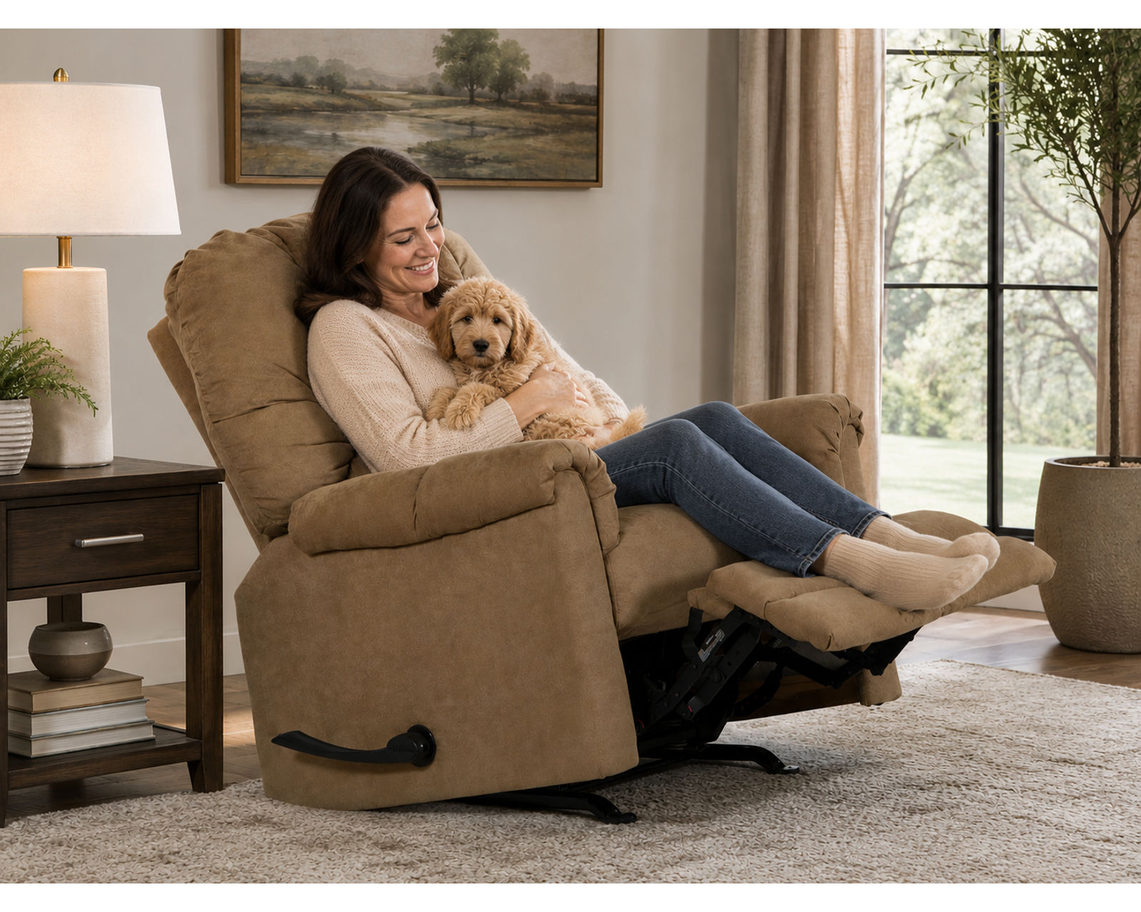 Winner Rocker Recliner A Winning Combination of Plush Comfort, Rocking Relaxation & Exceptional Value (4 Colors) - Relax Better. Live Better.