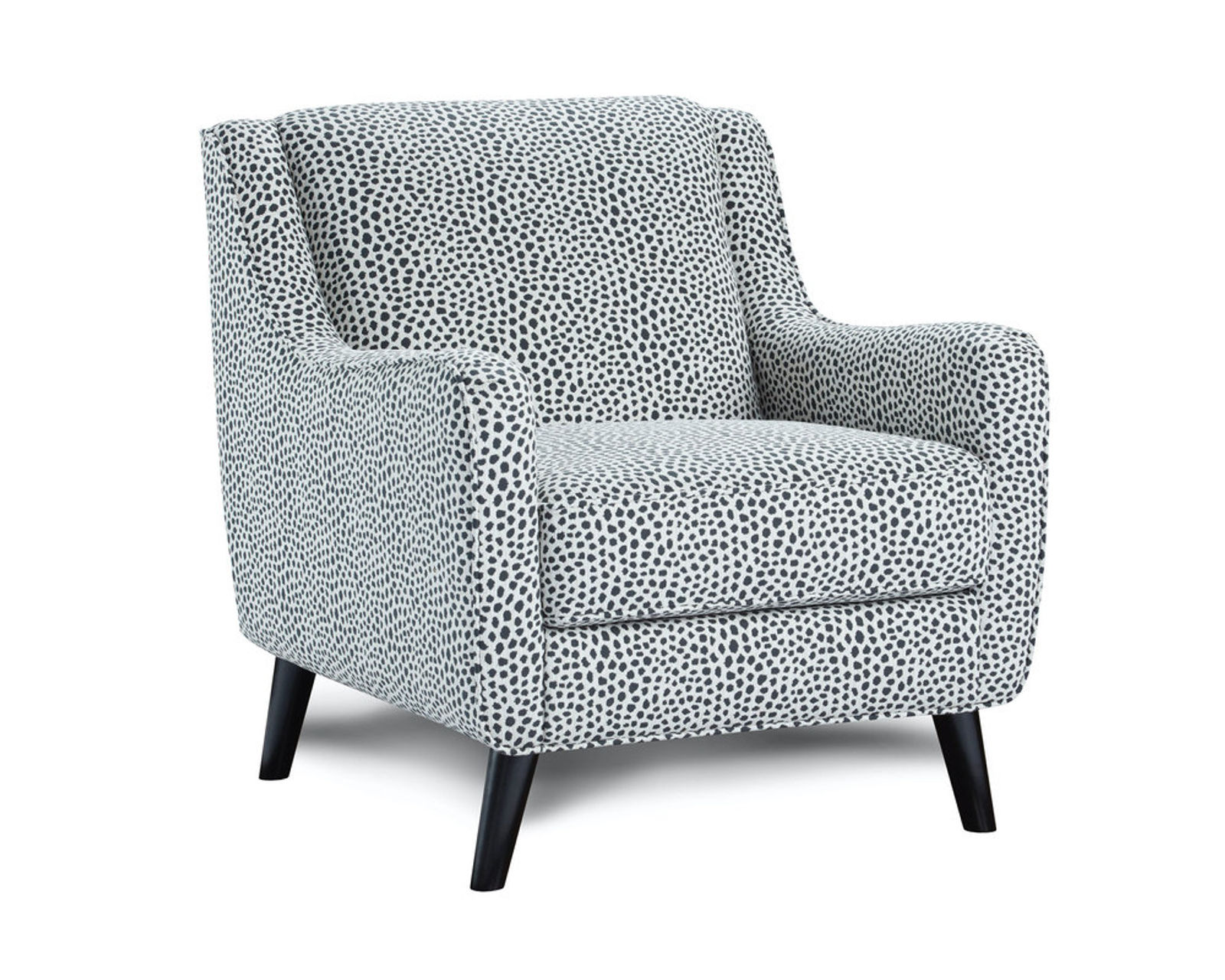 Winston Salt 4 Piece Living Room (Includes Sofa, 2 Chair and Cocktail Ottoman) - Faux Skin Carbon Accent Chair Included