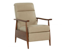 Hampton Push Thru The Arms Recliner (Cream) In stock